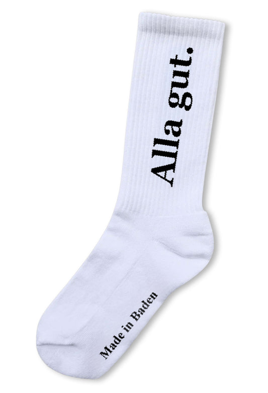 "Alla gut." Socken - Weiß