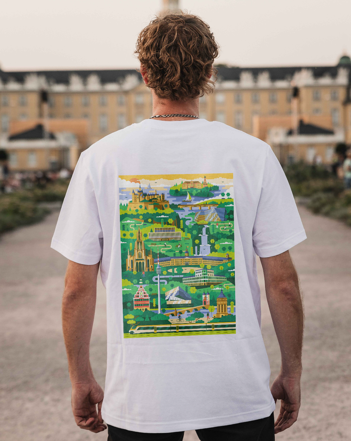 Vorbestellung: T-Shirt mit Illustration "Baden-Württemberg" -, Unisex