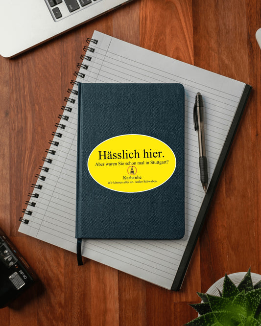 "Hässlich hier." Sticker Stuttgart